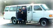 A photograph of a Berkeley Seniors, Inc. van.